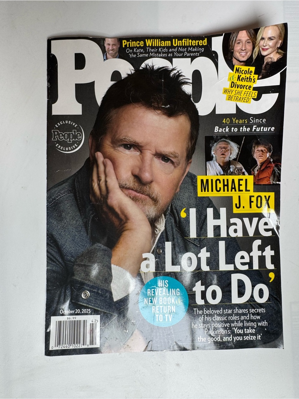 People Magazine Michael J. Fox Cover - October 20, 2025